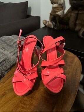 Hot pink Strappy Women's Sandals - Classic Summer Heels